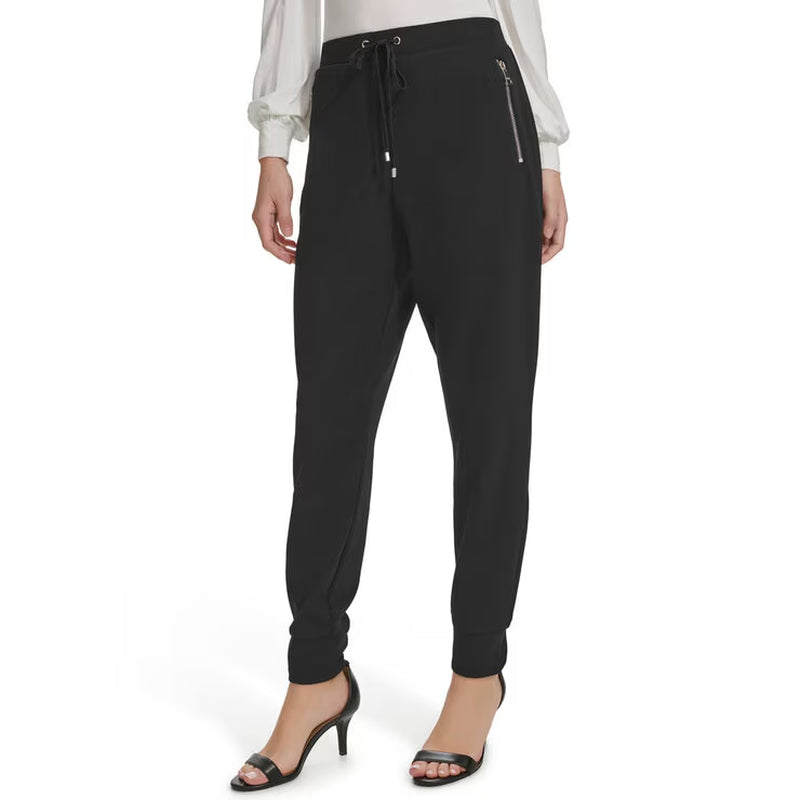 Ladies Cuffed Pant in Black