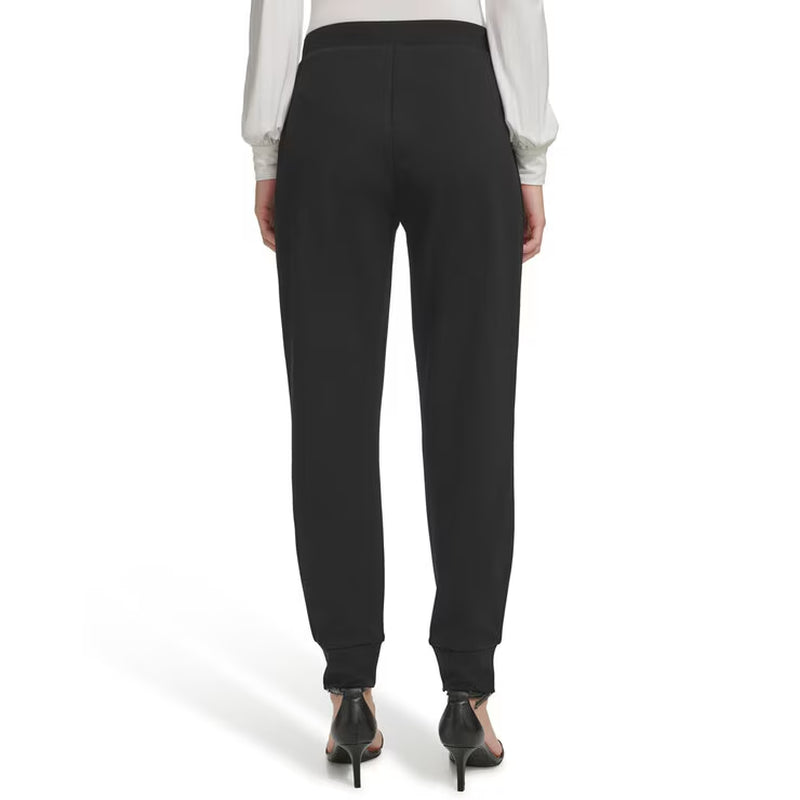 Ladies Cuffed Pant in Black
