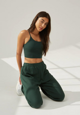 Sports Bra - Pine Green