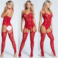 Sexy Lingerie Fishnet Bodystocking Women Open Crotch Sex Underwear Erotic Dress Bodysuit Exotic Porn Babydolls Outfits